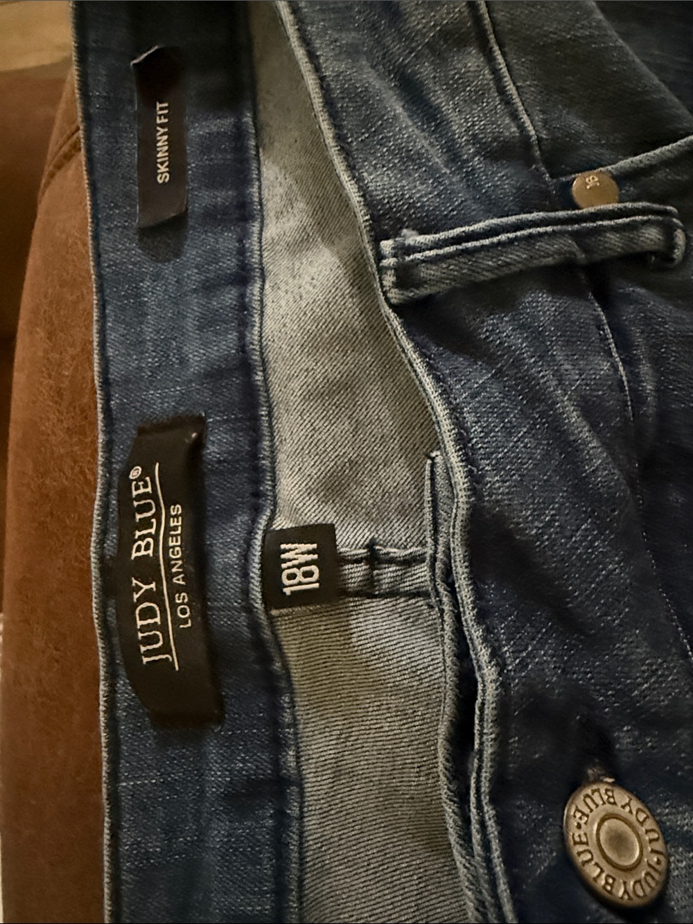 Judy Blue Men's Skinny Fit Dark Blue Jeans